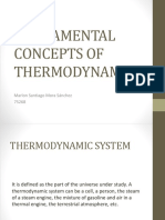 Fundamental Concepts of Thermodynamics