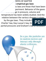 The Empirical Gas Laws