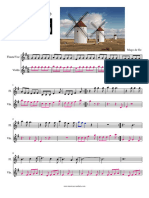 Molinos de Viento Mago de Oz Partitura Violin Flauta PDF