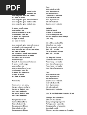 Esa Es Mi Mama Bendicion Oracion scribd