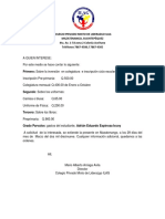 Carta Invercion Colegio Ilag