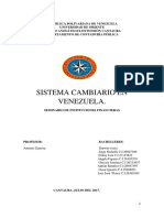 Sistema Cambiario en Venezuela