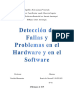 Detección de Fallas y Problemas en El Hardware y en El Software