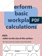 Perform Basic Workplace Calculations