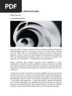O Século Da Administração