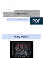 Heavy Metal: As Pollutant
