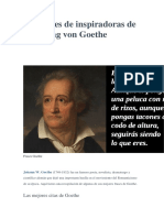 140 Frases de Inspiradoras de Wolfgang Von Goethe