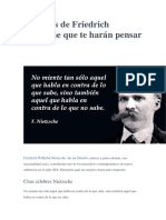 70 Frases de Friedrich Nietzsche Que Te Harán Pensar