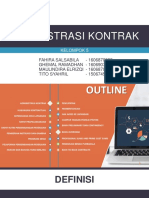 Administrasi Kontrak - Kelompok 5