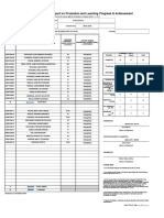 School Form 5 (SF 5) Report On Promotion and Learning Progress & Achievement