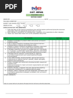 Cot - RPMS: Teacher I-Iii Rating Sheet