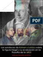 Crítica A Kohan y Lukacs Sobre El Tratamiento de Hegel en La URSS PDF