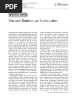 Special Issue War and Tourism: An Introduction: Int. J. Tourism Res. 8, 153-155 (2006)