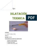 Dilatación Termica
