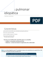 Fibrosis pulmonar idiopática: revisión rápida de características, diagnóstico y pronóstico