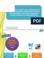Efectos de La Temperatura Sobre La Congelación