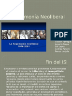 Hegemonía Neoliberal