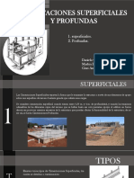 CIMENTACIONES SUPERFICIALES Y PROFUNDAS: TIPOS Y USOS