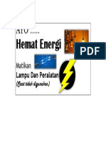 Hemat Energi: Matikan