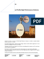 Datasheet 0.3m & 0.6m Parabolic Antenna