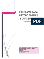 Proyecto Dual Simplex