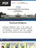 Lec-59 Emotional Intelligence
