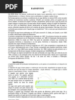Badminton - Documento de Apoio - 2010-2011