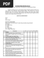 Download Kuesioner Penelitian Stress Mhs by budi_hari_wijaya SN41024197 doc pdf