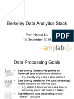 Berkeley Data Analytics Stack: Prof. Harold Liu 15 December 2014