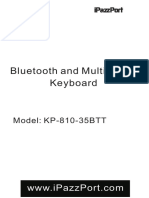 KP 810 35BTT Manual