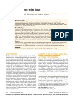 The Glycemic Index Issue: Review