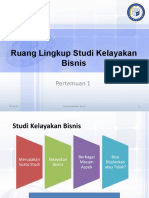 Ruang Lingkup Studi Kelayakan Bisnis