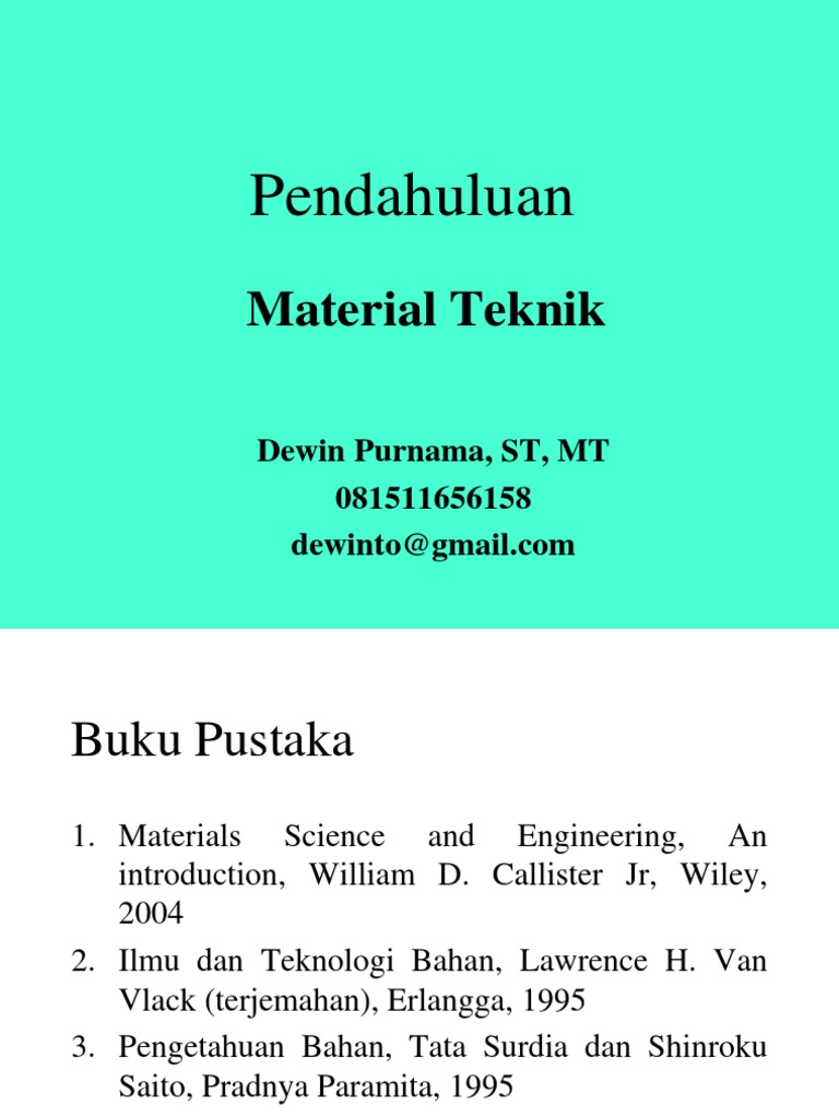 Material Teknik Pdf