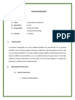 Plan de Intervencion Caso Psicoterapia Diego