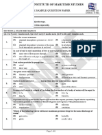 Gme Sample Question Paper