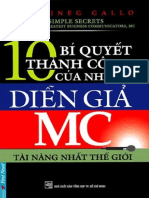 10 Bi Quyet Thanh Cong Cua Nhung Dien Gia MC Tai Nang Nhat The Gioi Carmine Gallo