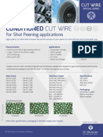 Conditioned Cut Wire: For Shot Peening Applications