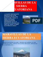 Maravillas de La Sierra Ecuatoriana