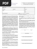 Termo de Compromisso e Concessao de Bolsa