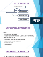 Mep Services: Introduction: Regional Business Head