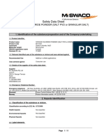 Safety Data Sheet: Sodium Chloride Powder (Salt PVD or Granular Salt)