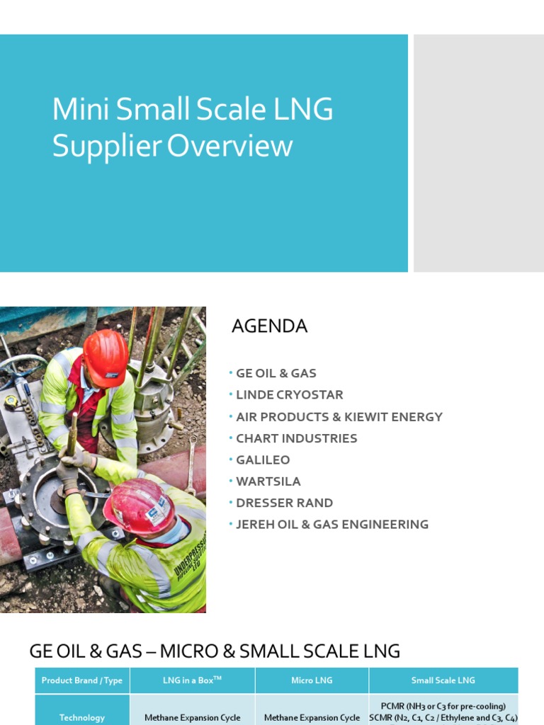 Mini Small Scale LNG Supplier Overview | PDF | Liquefied Natural Gas |  Energy Production