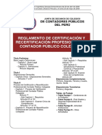 Reglamento de Certificacion PDF