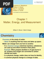 1 Chap 1 Matter, Energy and Measurement