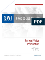 Procedure Manual: Forged Valve Production