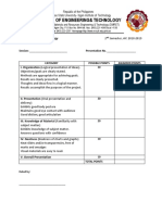 METE157 Judging Rubric