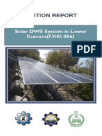 Completion Report: Solar DWS System in Lower Kurram (FXKI 006)