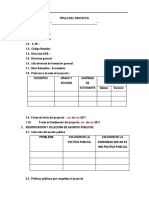 Esquema Del Proyecto