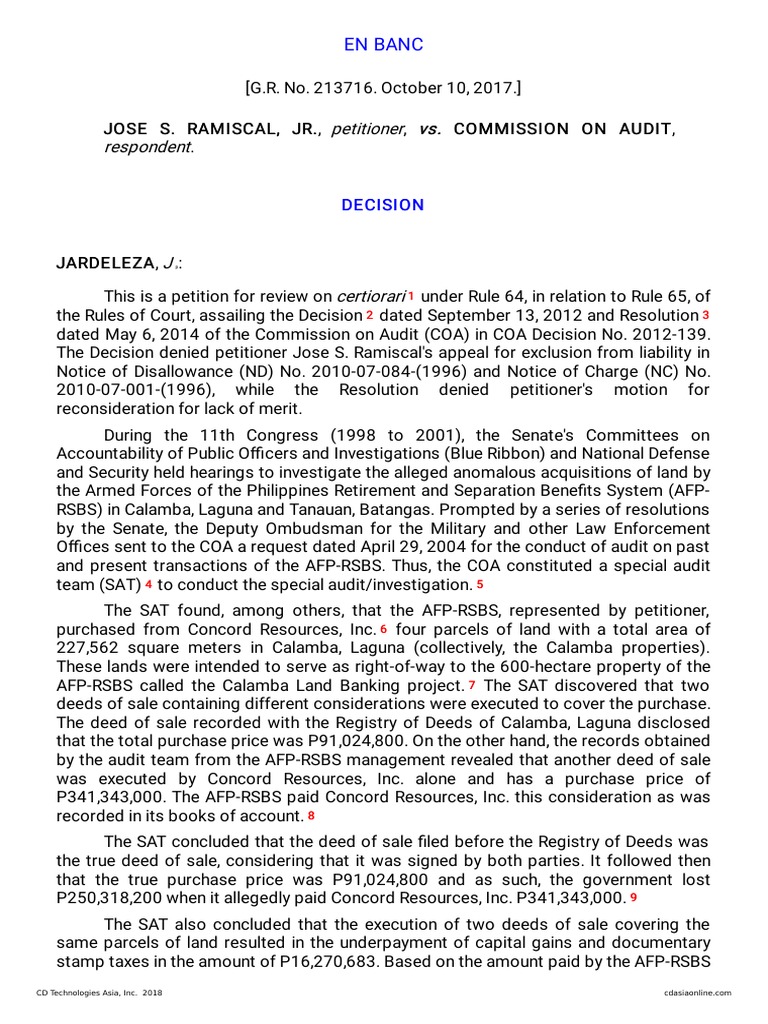 Petitioner vs. vs. Respondent en Banc PDF Statute Of Limitations