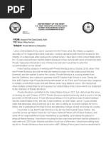 USMC Character Statement Guidelines | PDF | Sergeant | United States ...
